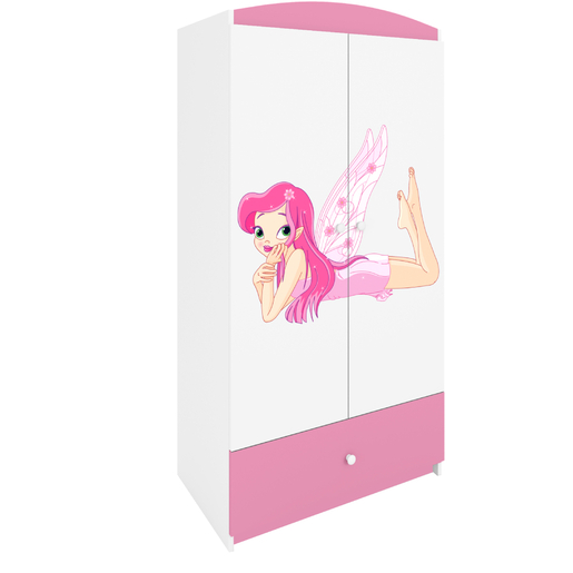 Dječji ormar Zvončica 2, rozi