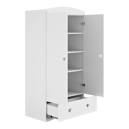 Dječji ormar JULIA, bijeli