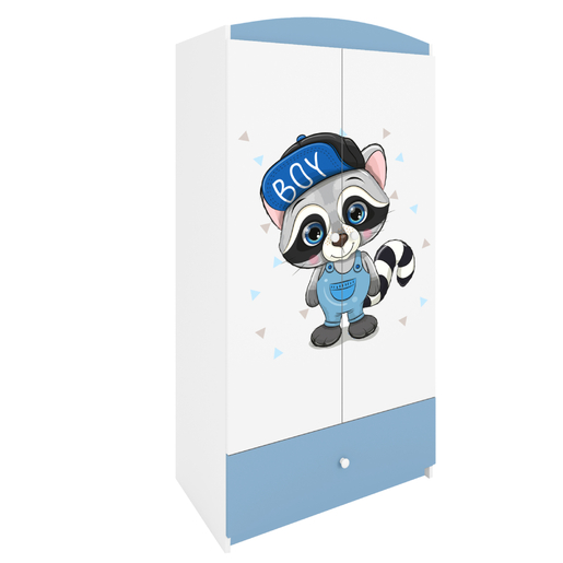 Dječji ormar rakun, plavi