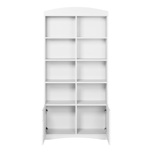 Drveni regal Classic dvostruki, bijeli