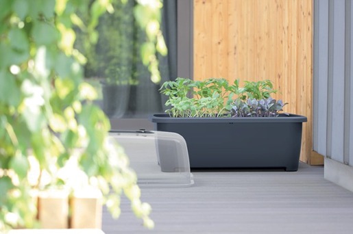 Posuda za sadnice sa poklopcem Set  83l - zelena