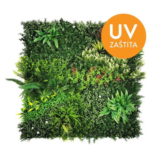 Dekorativna ploča umjetno zelenilo 100x100cm