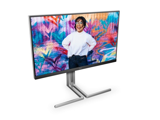 AOC monitor Q27U3CV, 27", QHD, HDMI, DP, USB-C, RJ45, zvučnici