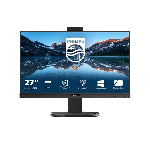 Philips monitor 276B9H, 27", IPS, DP, HDMI, USB-C, QHD