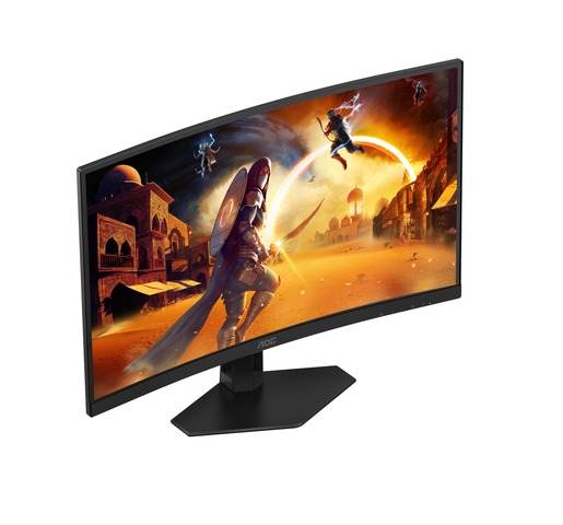 AOC monitor C27G4ZXE, 27", DP, 2xHDMI, 280Hz, 1ms, zakrivljeni
