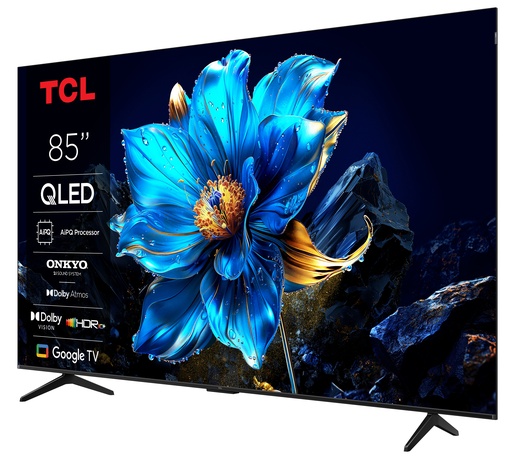 TCL 85" QLED TV 85P7K, 4K UHD, Google Smart TV, Dolby Vision IQ & Dolby Atmos, HDR10+