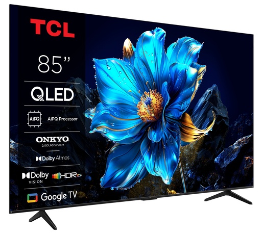 TCL 85" QLED TV 85P7K, 4K UHD, Google Smart TV, Dolby Vision IQ & Dolby Atmos, HDR10+