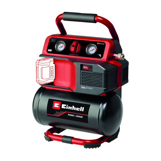 EINHELL akumulatorski kompresor TE-AC 18/75 Li OF-Solo