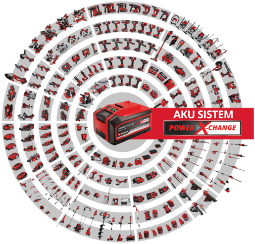 EINHELL akumulatorski puhač lišća u setu GE-UB 18/250 Li E (1x4,0 Ah)