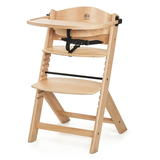 Kinderkraft hranilica Enock wooden + njihaljka Calmee siva