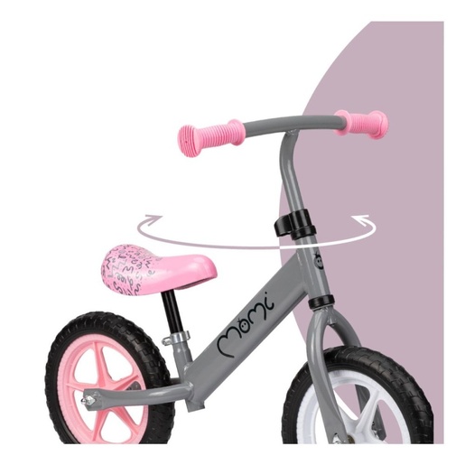 MoMi FLEET balans bicikl, sivi