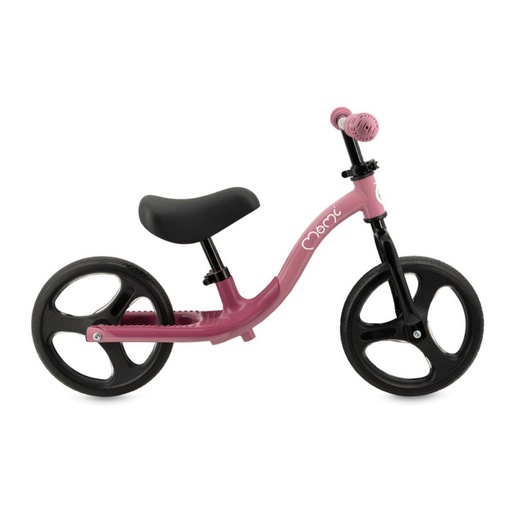 MoMi ISOKA balans bicikl s LED svjetlima, rozi