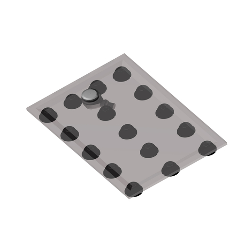 BEMIS nivelirajuće nogice  - set 4 kom, crna boja