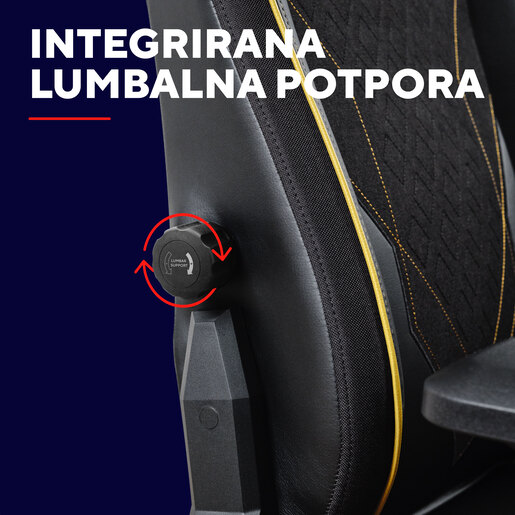 Trust GXT721 RUYA PRO , gaming stolica , crna