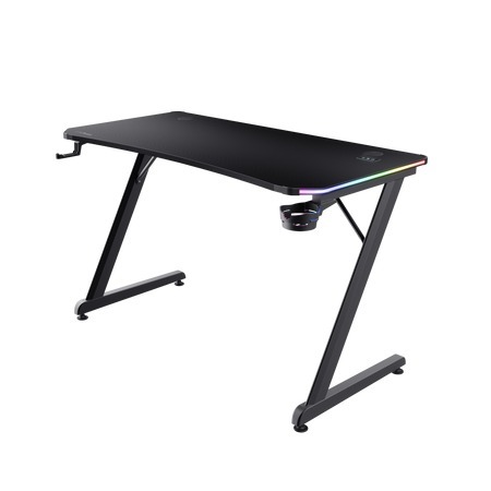 Trust GXT709 LUMINUS RGB , gaming desk , crni