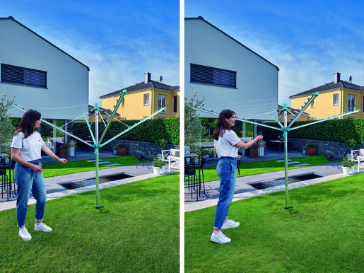 Leifheit Linomatic 400 Easy vanjsko rotirajuće sušilo za rublje