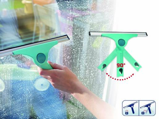 Leifheit brisač prozora, staklenih i keramičkih površina, rotacijski, 28 cm