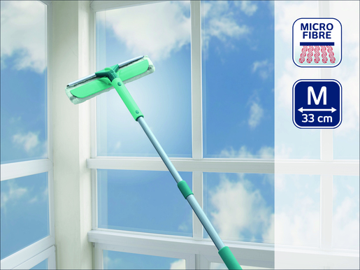 Leifheit čistač za prozore Classic s teleskopskom drškom