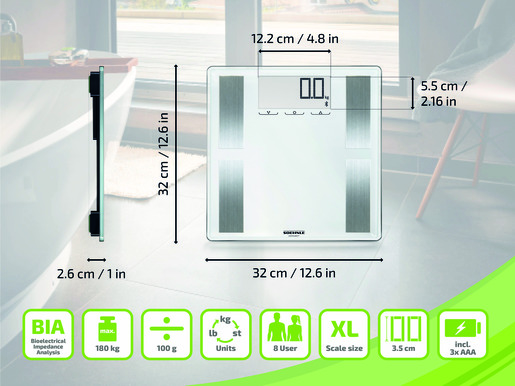 Soehnle Shape Sense Connect 100 osobna vaga za analizu tijela