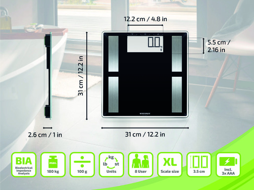 Soehnle Shape Sense Connect 50 osobna vaga za analizu tijela