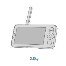 Maxi-Cosi baby alarm Pro Baby, bijeli