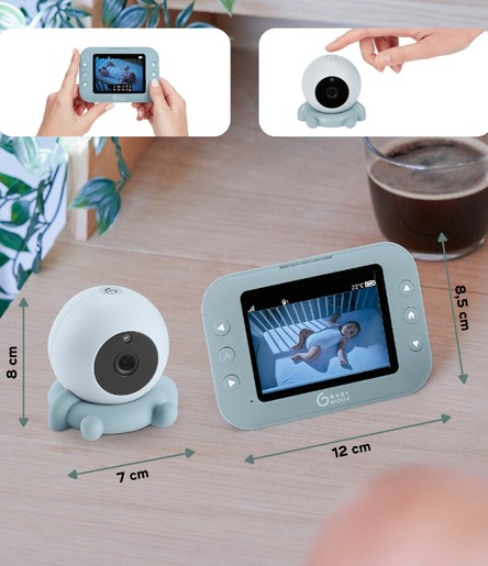 Babymoov video alarm Yoo Roll 3.2", zeleni