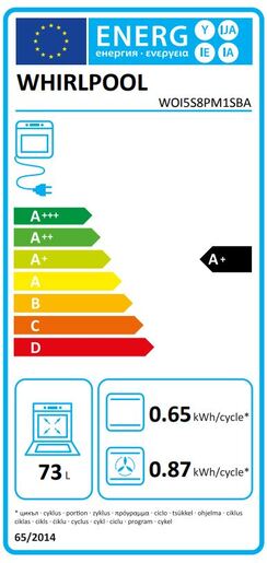 Whirlpool pećnica WOI5S8PM1SBA