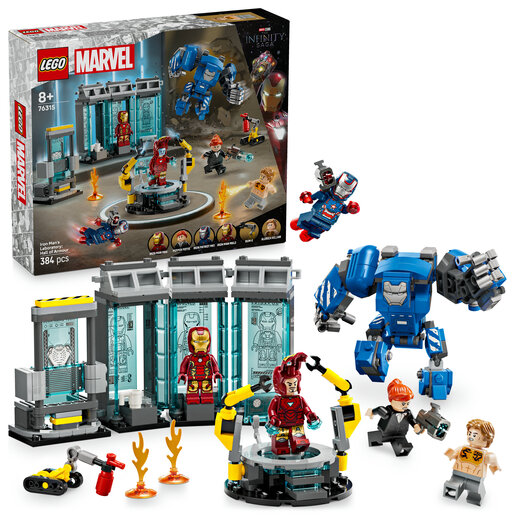 LEGO® Iron Manov laboratorij: Dvorana oklopa 76315