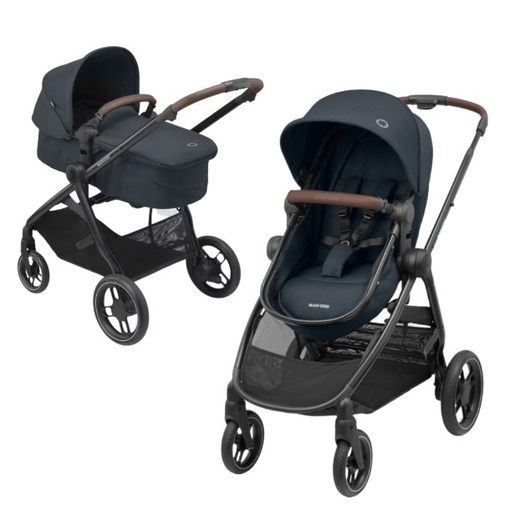 Maxi-Cosi kolica 2u1 Zelia3 + košara, Essential Graphite
