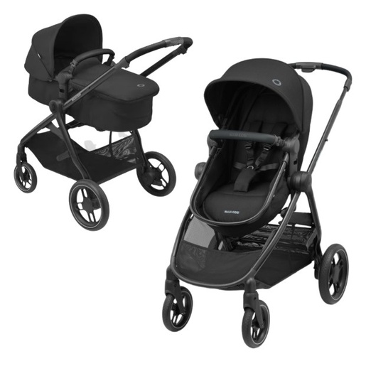 Maxi-Cosi kolica 2u1 Zelia3 + košara, Essential Black
