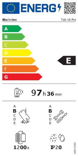 Blackview Tab 16 Pro LTE 8GB/256GB sivi, tablet