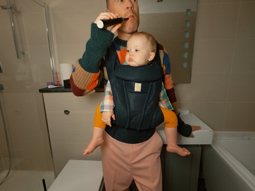 Ergobaby Omni Deluxe Mesh nosiljka, Midnight Blue