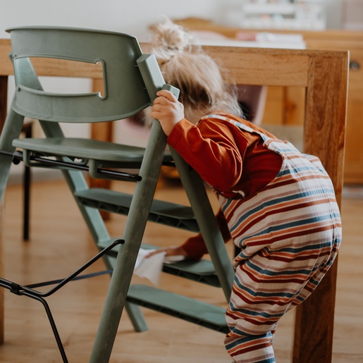 KAOS Klapp dječja stolica, reciklirana plastika, Mineral Green