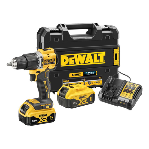 DEWALT XR udarna bušilica/odvijač DCD100YP2T-QW, 18V 5,0Ah