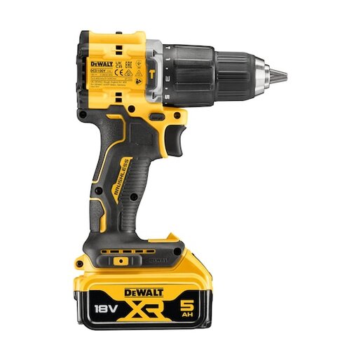DEWALT XR udarna bušilica/odvijač DCD100YP2T-QW, 18V 5,0Ah