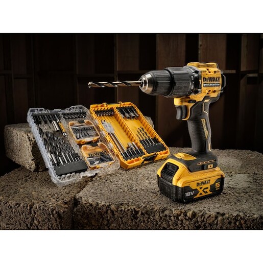 DEWALT XR udarna bušilica/odvijač DCD100YP2T-QW, 18V 5,0Ah