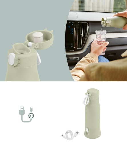 Babymoov termosica grijač Moov&Feed, Sage Green