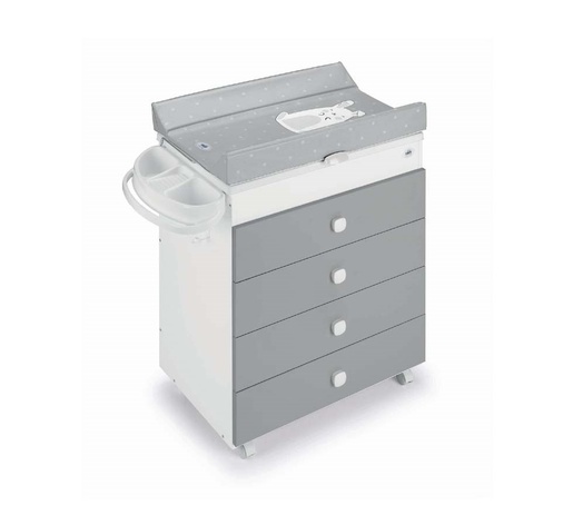 Cam Komoda za Previjanje Asia, Col 265 siva