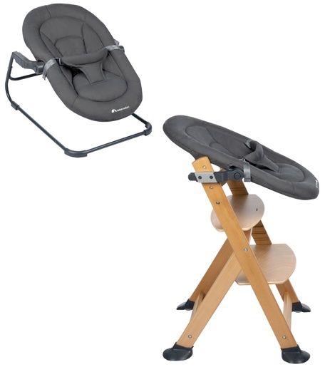 Bebe Confort ležaljka za Timba hranilicu, Mineral Graphite