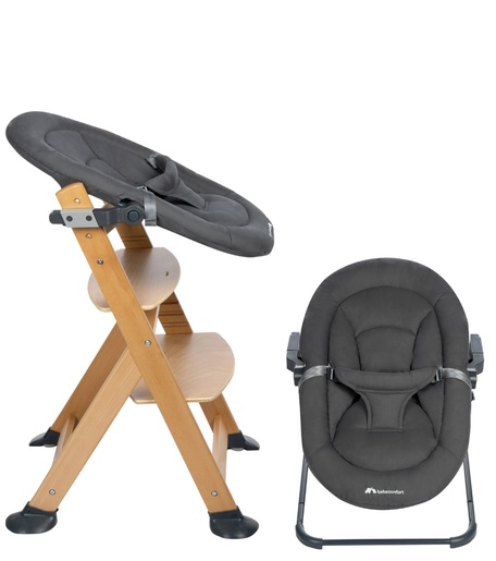 Bebe Confort ležaljka za Timba hranilicu, Mineral Graphite