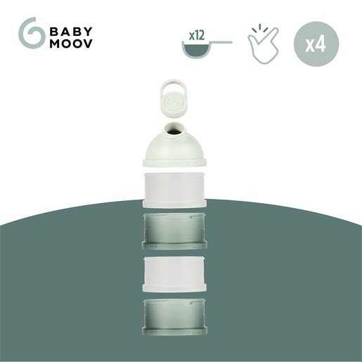 Babymoov posudice Milk Dispenser, Mineral Green A004214