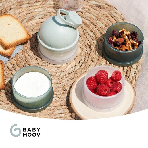 Babymoov posudice Milk Dispenser, Mineral Green A004214
