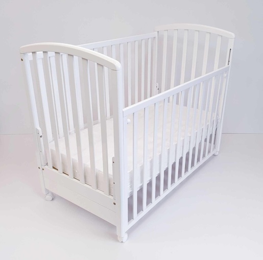 BebiSnovi dječji krevetić Mirta, bijeli