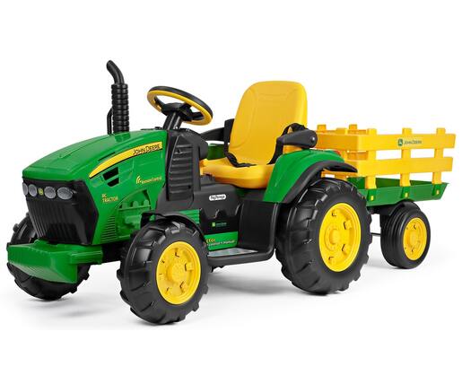 Peg Perego John Deere Heavy Duty s prikolicom i daljinskim upravljanjem