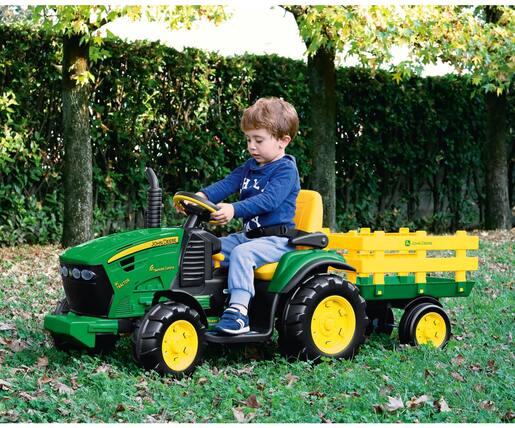Peg Perego John Deere Heavy Duty s prikolicom i daljinskim upravljanjem
