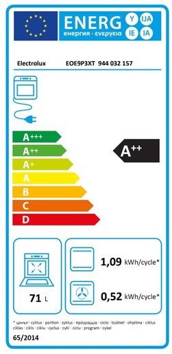 Electrolux pećnica EOE9P3XT, automatski programi, pirolitičko čišćenje, sonda za hranu