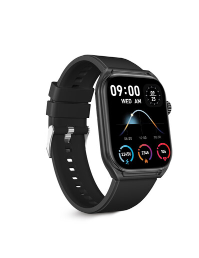 KSIX Urban Move, pametni sat, crni
