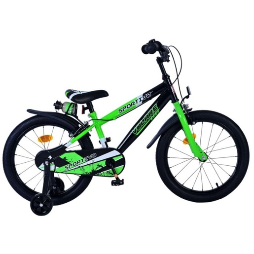 Volare dječji bicikl Sportivo 18", zeleno/crni