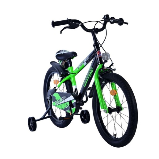 Volare dječji bicikl Sportivo 18", zeleno/crni