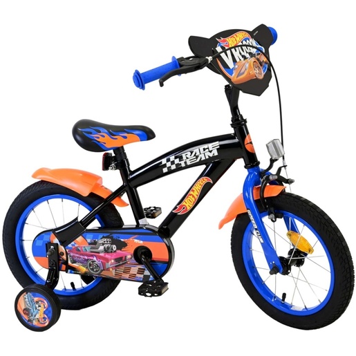 Volare dječji bicikl Hot Wheels 14", crni